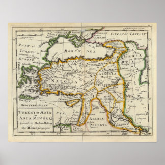 Póster Turkey in Asia or Asia Minor