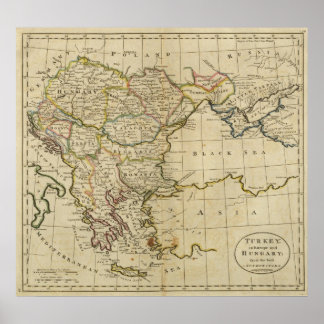 Póster Turkey, in Europe and Hungary 2