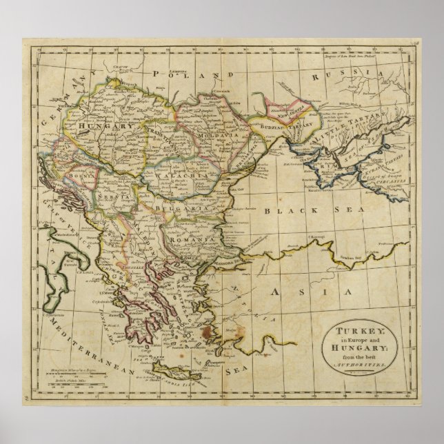 Póster Turkey, in Europe and Hungary 2 (Frente)