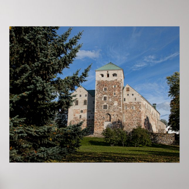 Póster Turku, Finlandia, antiguo castillo de Turun Linna, (Frente)