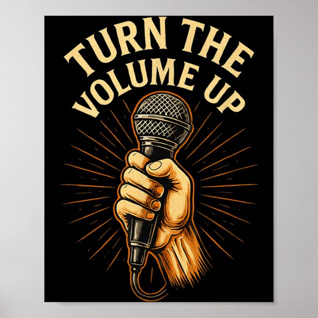 Póster Turn The Volume Up  (Frente)