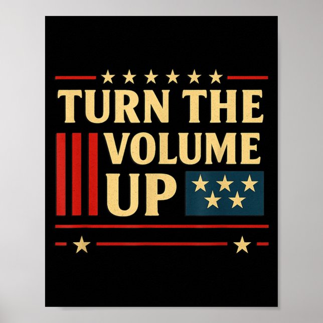 Póster Turn The Volume Up  (Frente)
