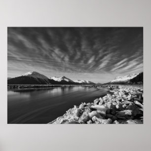 Póster Turnagain Arm Moonlight