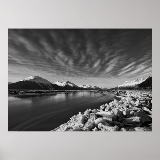 Póster Turnagain Arm Moonlight (Frente)