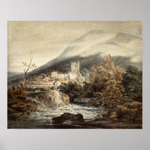 Póster Turner - Abadía Llanthony, Monmouthshire