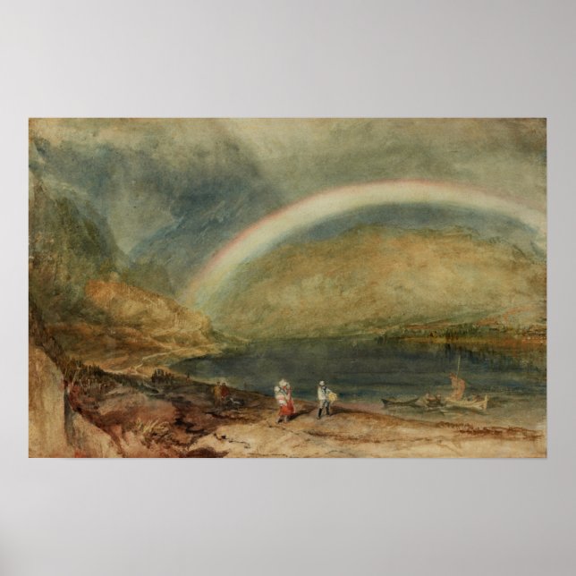 Póster Turner - Arcoíris Osterspai y Filsen (Frente)