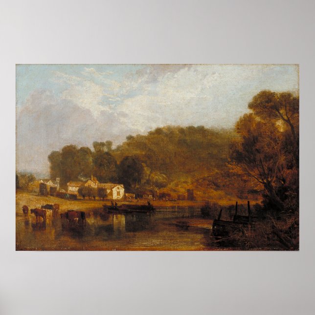 Póster Turner - Cliveden en el Támesis (Frente)