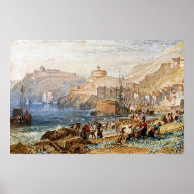 Póster Turner - Cornwall de St Mawes (Frente)