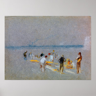 Póster Turner - Cricket en las arenas de Goodwin