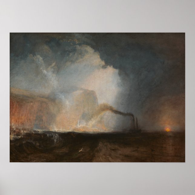 Póster Turner - Cueva de Staffa Fingal (Frente)