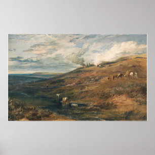 Póster Turner - Dartmoor Fuente de Tamar y Torridge