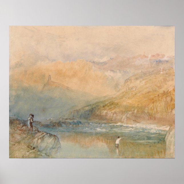 Póster Turner - En Mosela Cerca de Traben Trarbach (Frente)
