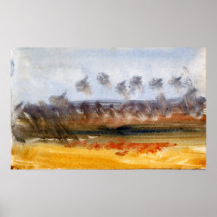 Póster Turner - Estudio, del Cuaderno de Bocetos del Cana