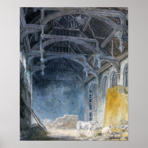 Póster Turner - Interior del Palacio de San Juan, Eltham