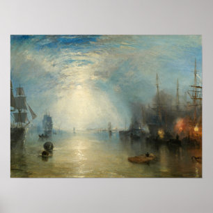 Póster Turner - Keelmen Heaving In Coals By Moonlight