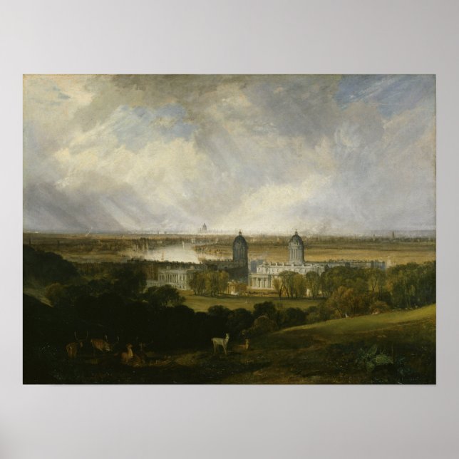 Póster Turner - Londres desde Greenwich Park (Frente)