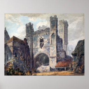 Póster Turner - Puerta de San Agustín Canterbury