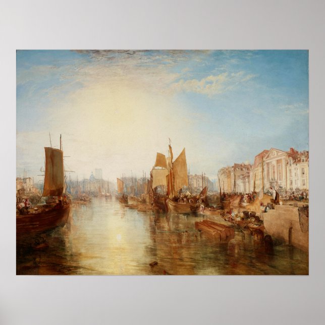 Póster Turner - Puerto De Dieppe (Frente)