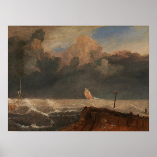 Póster Turner - Puerto Ruysdael (Frente)