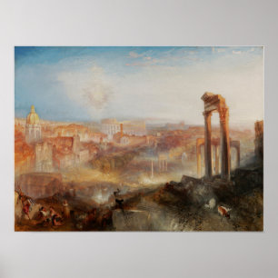 Póster Turner - Roma-Campo Vaccino moderno