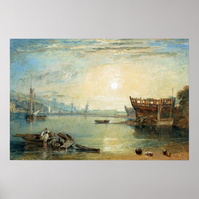 Póster Turner - Teignmouth Devonshire (Frente)