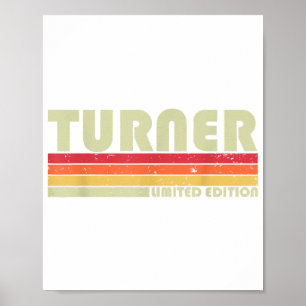 Póster TURNER Título de trabajo divertido Profesión Cumpl