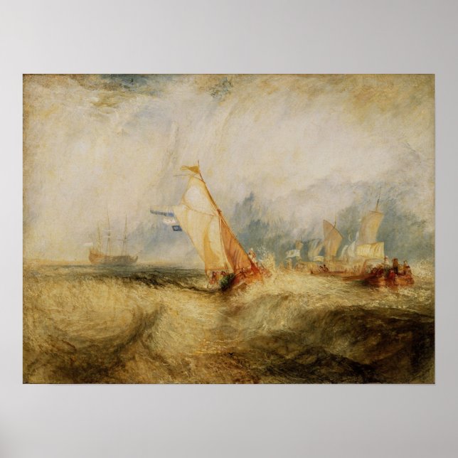 Póster Turner - Van Tromp Va A Complacer A Su Maestro (Frente)