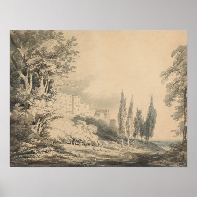 Póster Turner - Villa D'Este (Frente)