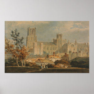 Póster Turner - Vista De La Catedral De Ely