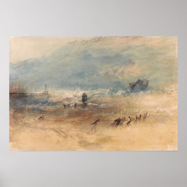 Póster Turner - Yarmouth Sands (Frente)
