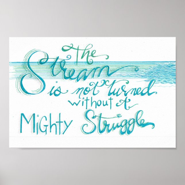 Póster Turning the Stream (Frente)