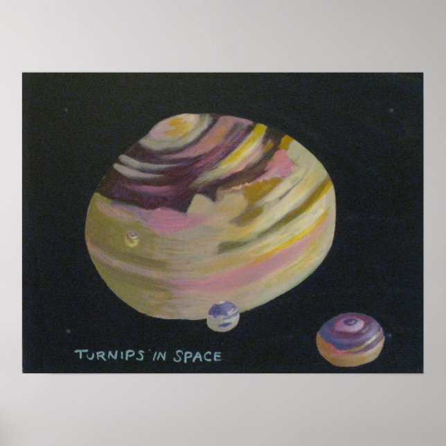 Póster " Turnips in Space ! " (Frente)