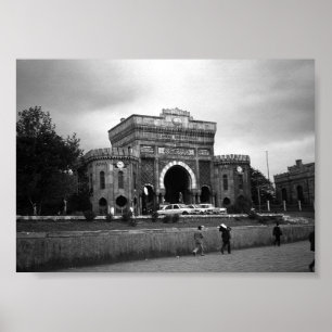 Póster Turquía Antiguo Estambul Universidad