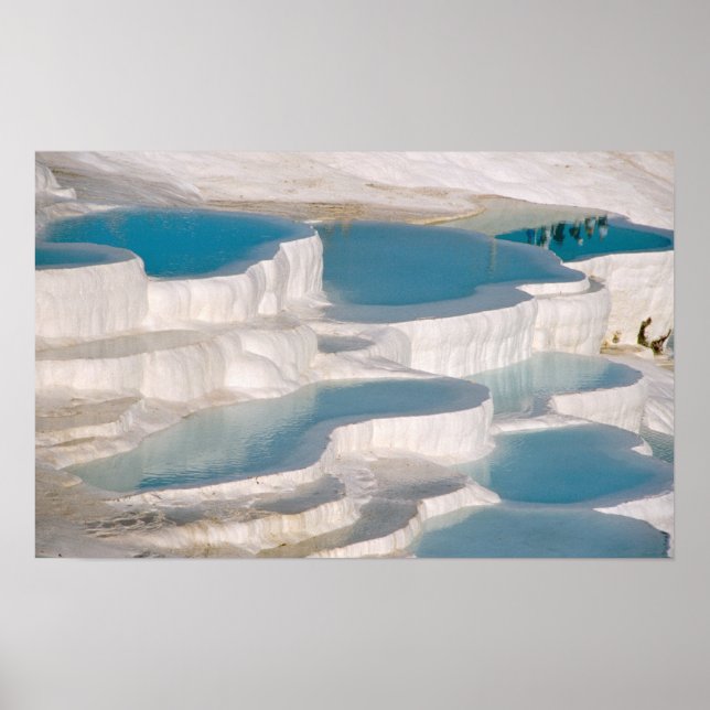 Póster Turquía, Castillo de Cotton Pamukale). (Frente)