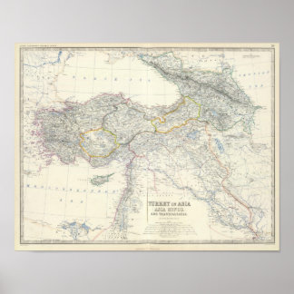 Póster Turquía en Asia, Transcaucasia