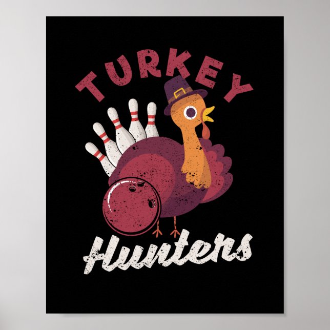 Póster Turquía Hunter Funny Bowler (Frente)