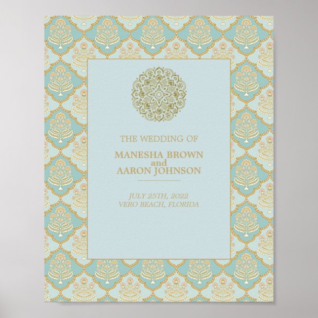 PÓSTER TURQUÍA INDIA - POSTER BODA (Frente)