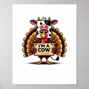 Póster Turquía Paper Bag Moo, soy una familia de acción d