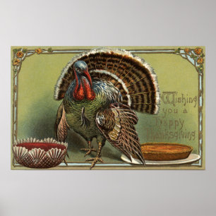 Póster Turquía por el sacador y la empanada