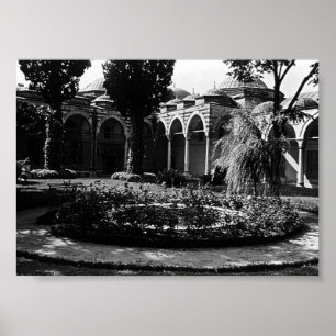 Póster Turquía Vintage Estambul museo Topkapi