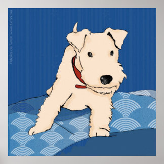 Póster Turrón sobre la cama