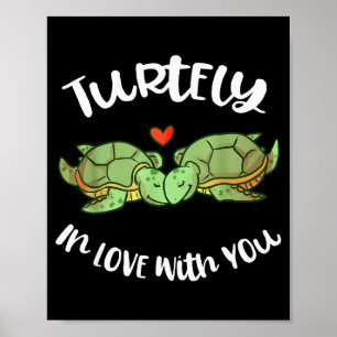 Póster Turtelamente Enamorado De Ti Día De San Valentín T