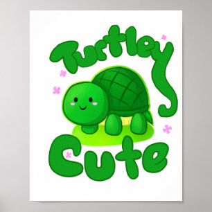 Póster Turtle Cute Poster
