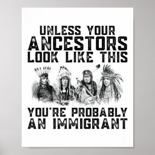 Póster Tus Ancestros Se Parecen A Esto Probablemente Eres