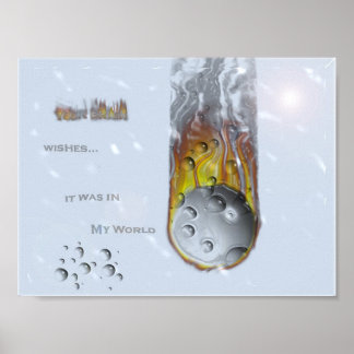 Póster Tus Deseos Cerebrales Eran En Mi Mundo 3