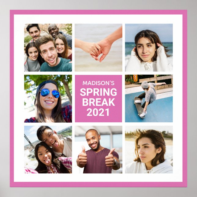 Póster TUS Fotos y poster de texto (Frente)