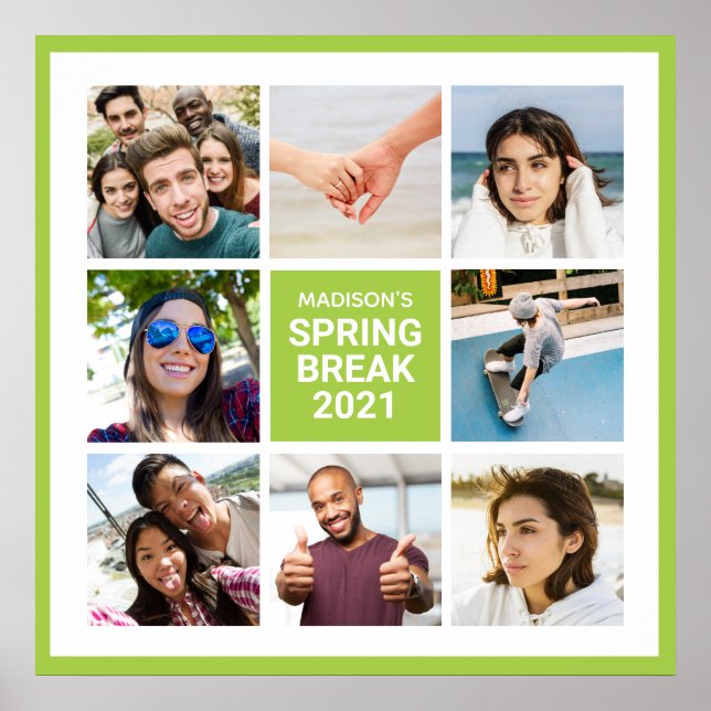 Póster TUS Fotos y poster de texto (Frente)