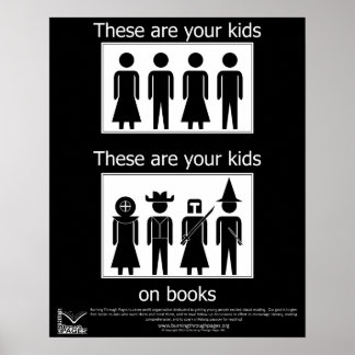 Póster Tus hijos en libros