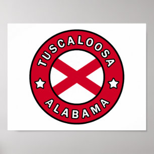 Póster Tuscaloosa Alabama