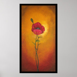 Póster Tuscan Poppy Poster
